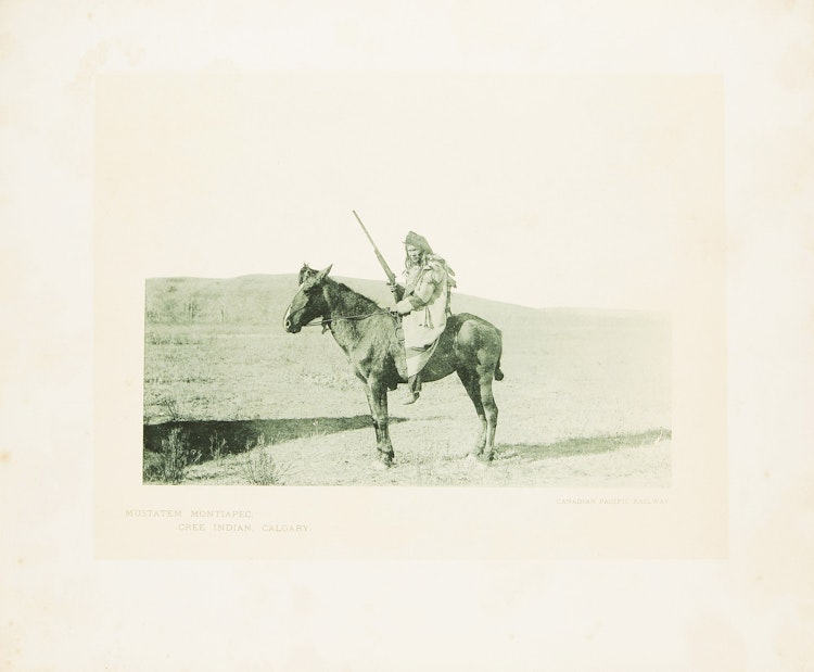 Artwork by William Notman, Glimpses Along the Canadian Pacific Railway, Indian Series A