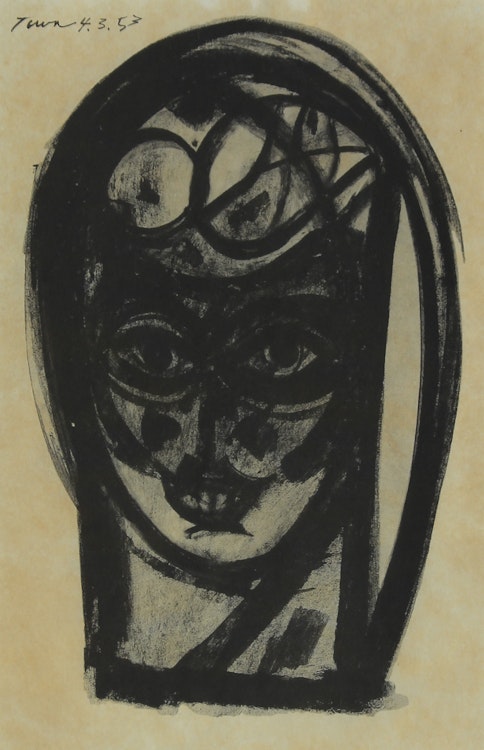 Artwork by Harold Barling Town, Design for Menue