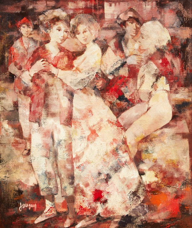Artwork by Daniel Jaugey, Les Balladines Amoureux