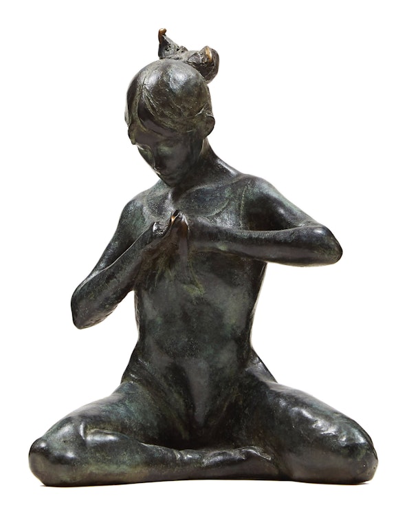 Artwork by Fernando Regazzo,  Seated Girl 