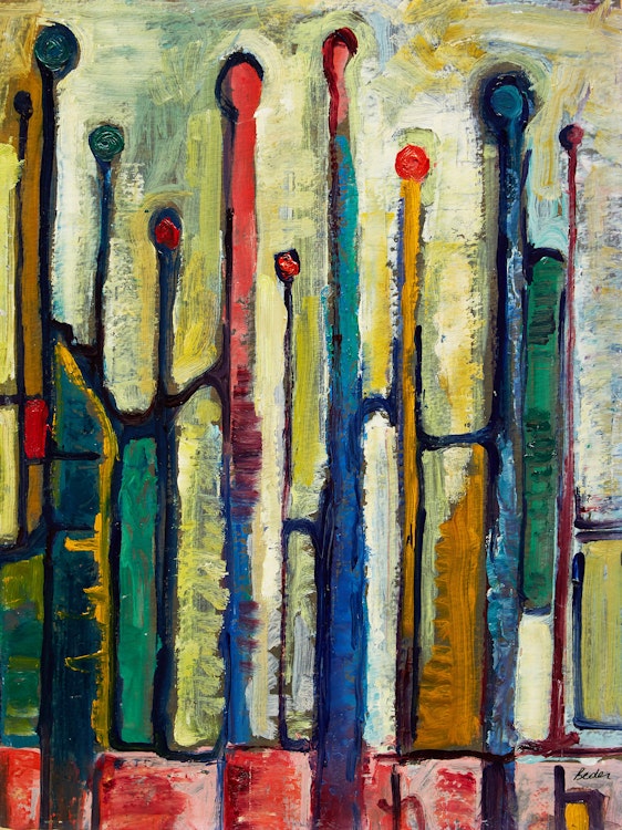 Artwork by Jack Beder, Vertical Structures