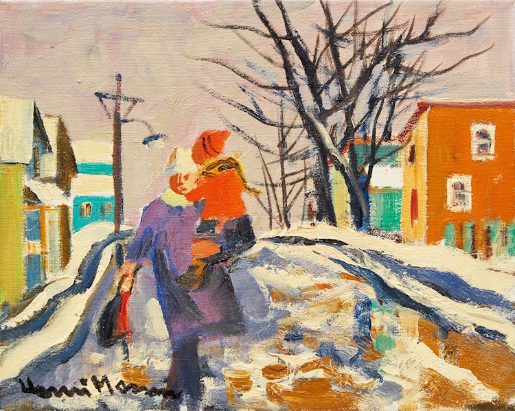 Artwork by Henri Leopold Masson, Mother and Child