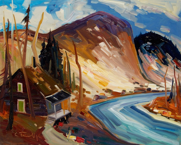 Artwork by Louis Tremblay,  Bord de la rivière 