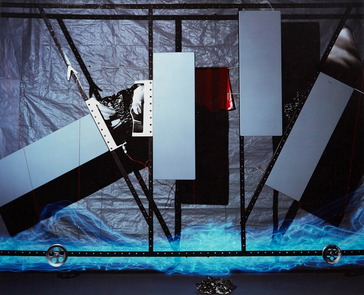 Artwork by Randy Bradley, Spent Plate Structure