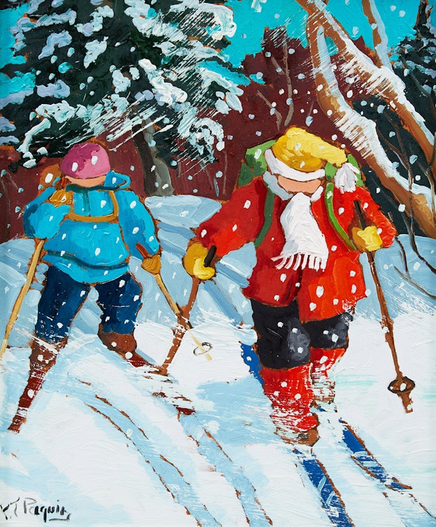 Artwork by Pauline Thibodeau Paquin, Par beau temps