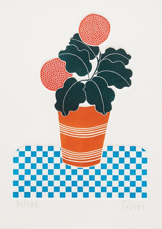 Artwork by Fernando Torm-Toha, Potted Plant