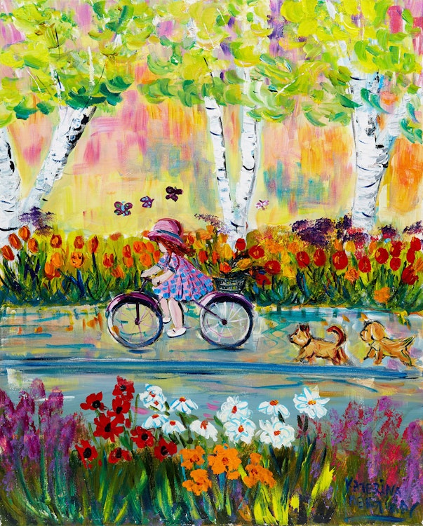 Artwork by Katerina Mertikas, Arrival of Spring