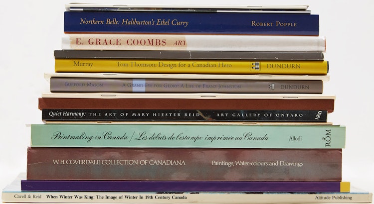 Artwork by  Books and Reference,  Eighteen Canadian Art Reference Books