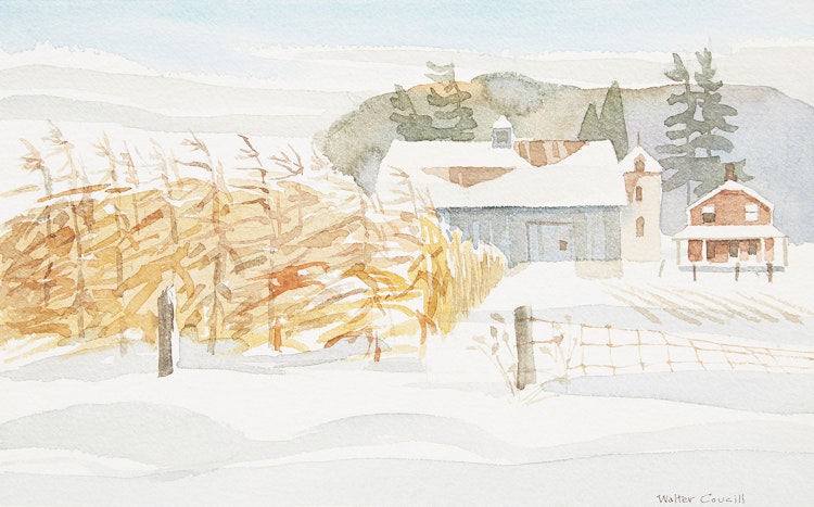 Artwork by Walter Coucill, ‘Golden Banners’ Markham