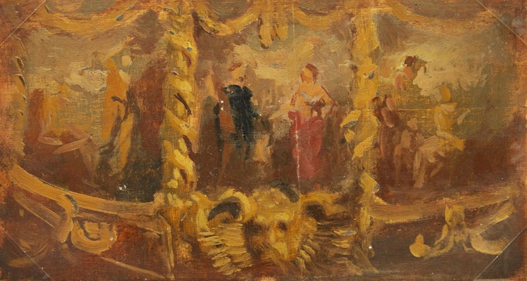 Artwork by Frederic Marlett Bell-Smith,  Opera Scene