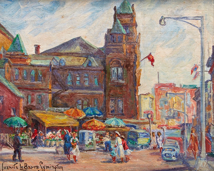 Artwork by Juanita Onoto Evangeline Le Barre Symington, Urban Landscape