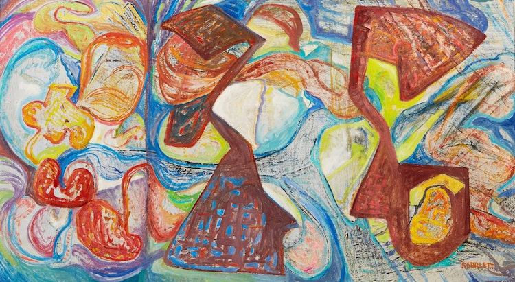 Artwork by Rolph Scarlett, Untitled Abstraction