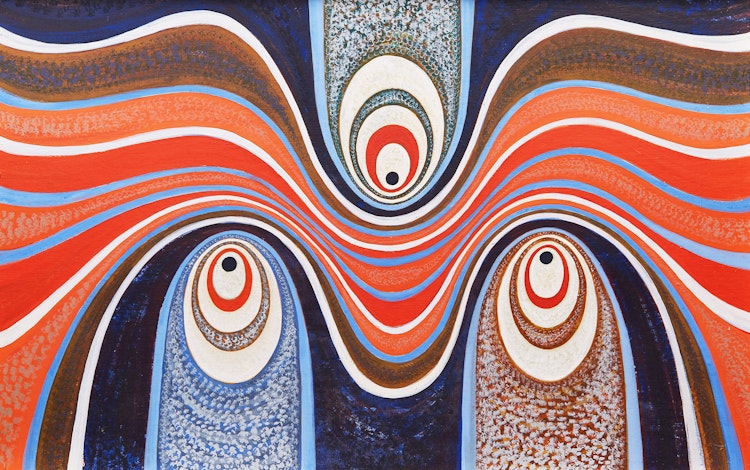 Artwork by Gordon McKinley Webber, Theme #3, Karman Trail