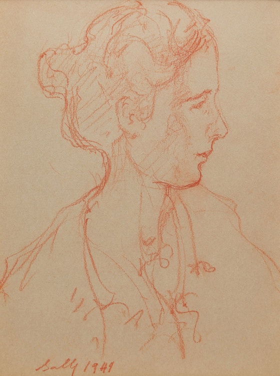 Artwork by Manly Edward MacDonald,  Sally (Portrait of the Artist’s Daughter)