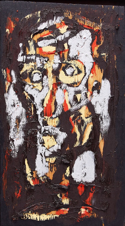 Artwork by Harold Klunder, Untitled (Head Study)