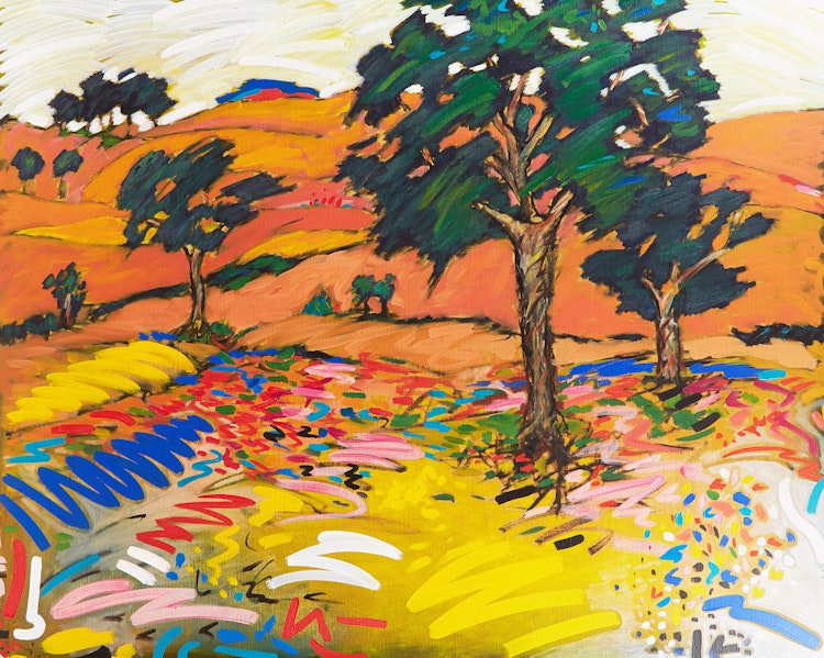 Artwork by Yehouda Chaki, Landscape 1053