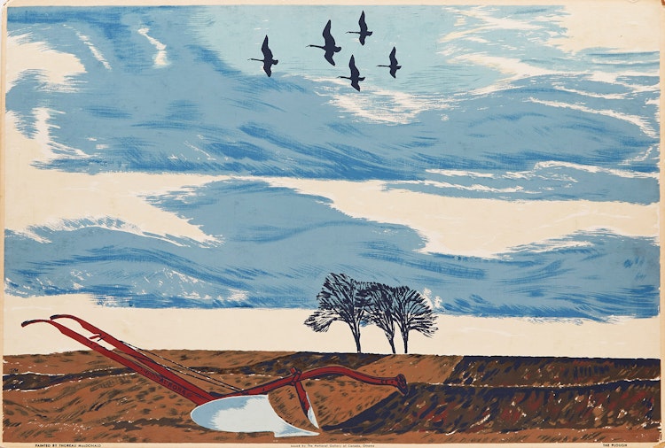 Artwork by Thoreau MacDonald,  The Plough