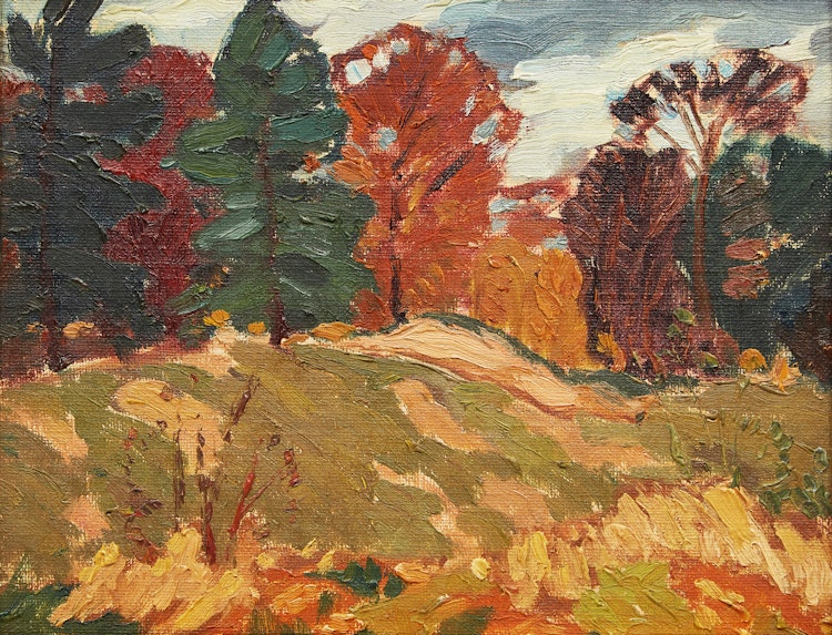 Artwork by George Henry Griffin, Autumn Landscape