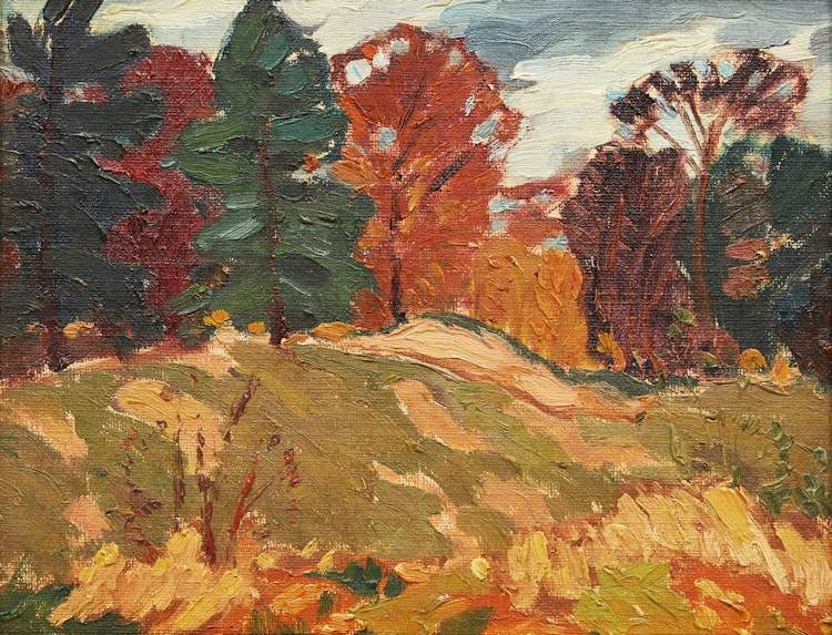 Artwork by George Henry Griffin,  Autumn Landscape