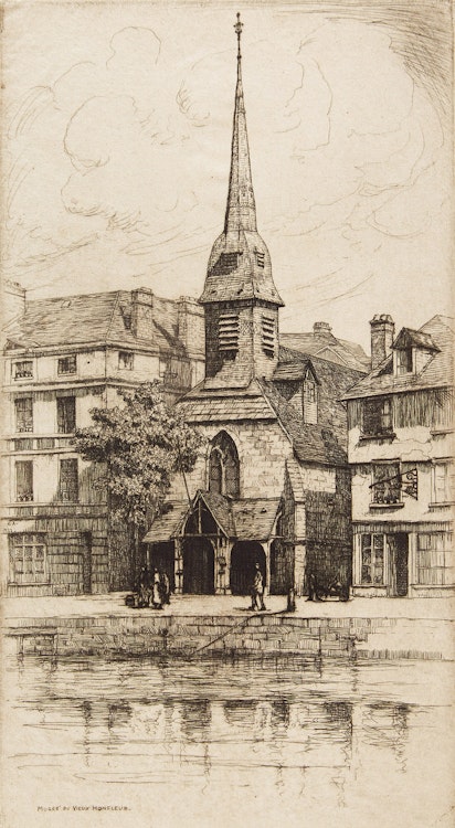 Artwork by Caroline Helena Armington, Museé du Vieux Honfleur; Le Grand Canal Venise; La Cathédrale de Chartres; La Cathedrale de Tours