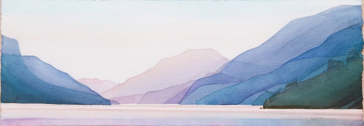 Artwork by Mary Anne Ludlam, Evening Shapes