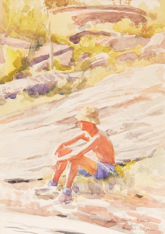 Artwork by Hamish Paterson, Seated Man