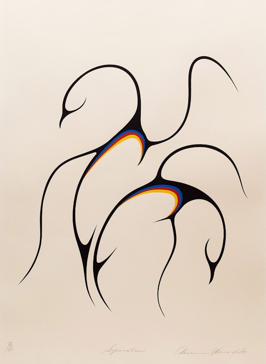 Artwork by Clemence Wescoupe, separation