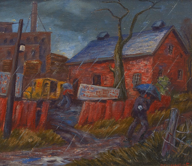 Artwork by Frederick Hagan, April Rain