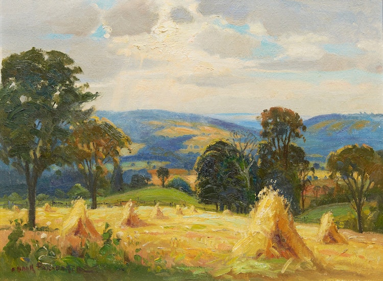 Artwork by Frank Shirley Panabaker,  Haystooks