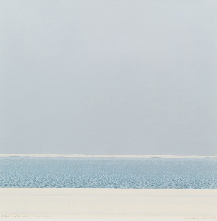 Artwork by Christopher Pratt,  Strait of Belle Isle