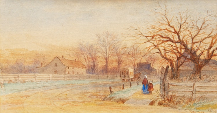 Artwork by Frederick Arthur Verner, Near the Humber, Toronto
