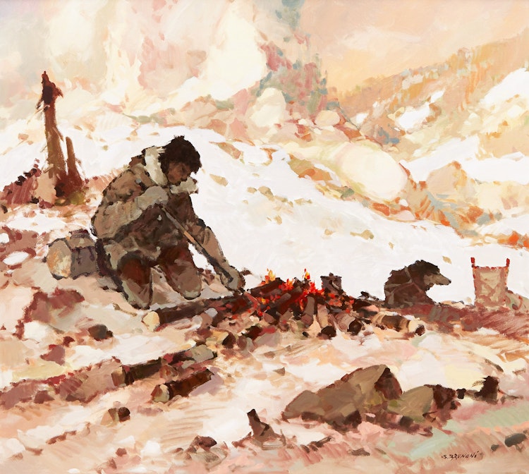 Artwork by Serge Brunoni, Vivre simplement... ou tout simplement vivre?