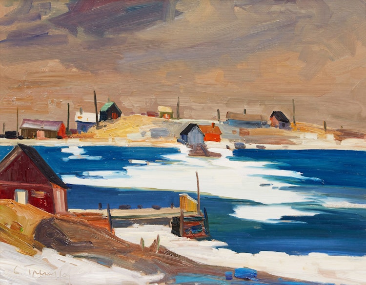 Artwork by Louis Tremblay, By the Harbour