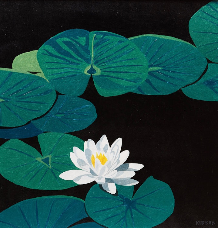 Artwork by Ken Kirkby,  Lilypads