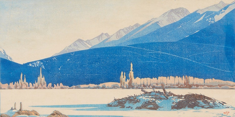 Artwork by Walter Joseph Phillips, Beaver Lodge