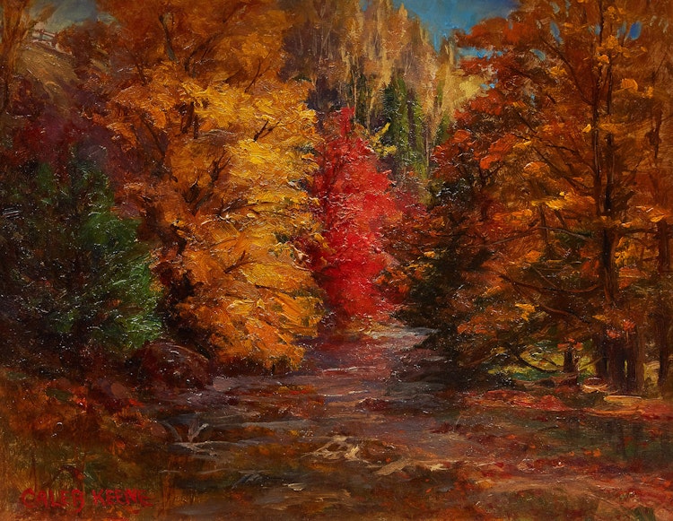 Artwork by Caleb Keene, Near the Forks of the Credit River, Ontario
