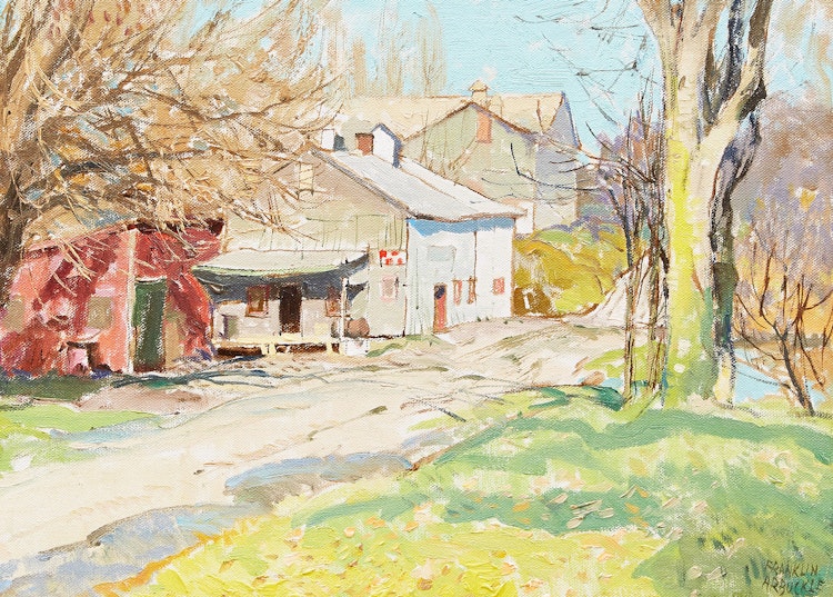 Artwork by George Franklin Arbuckle, De Salvos Mill