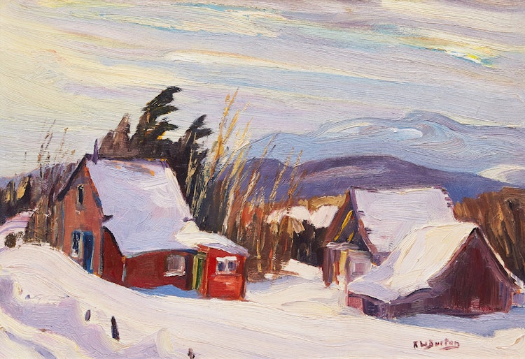 Artwork by Ralph Wallace Burton,  Cantley, Quebec; From the Head of MacGregor