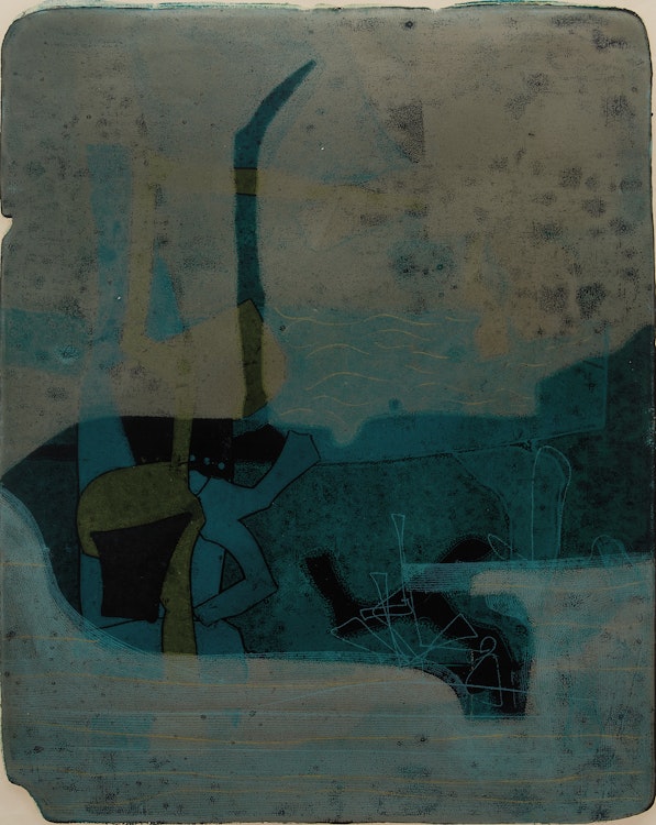Artwork by Harold Barling Town, First Infernal Submarine 3