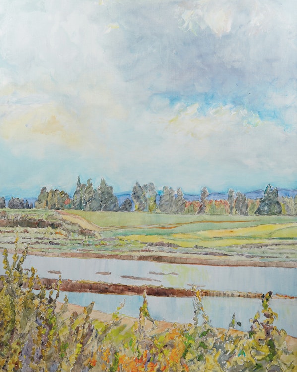 Artwork by Dorothy Elsie Knowles, Bright Weeds