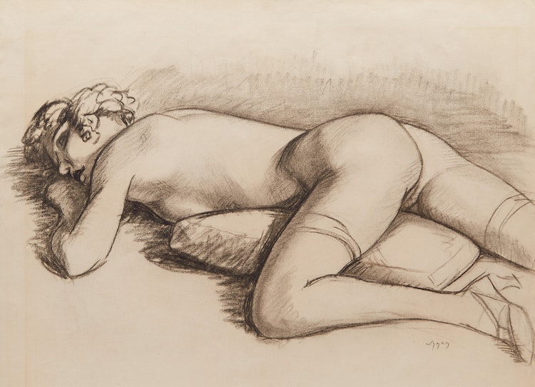 Artwork by John Goodwin Lyman, Nude (circa 1928)