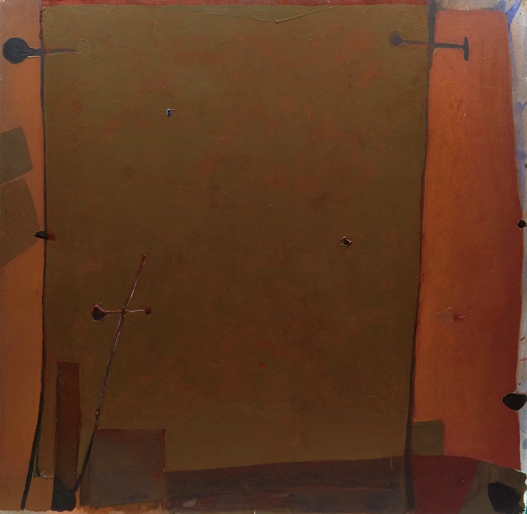 Artwork by Otto Donald Rogers, Orange Edge