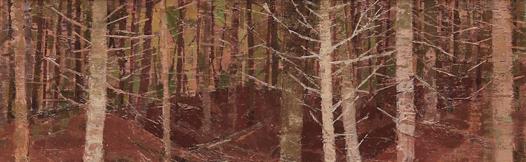 Artwork by Alan Caswell Collier,  Tangled Woods 