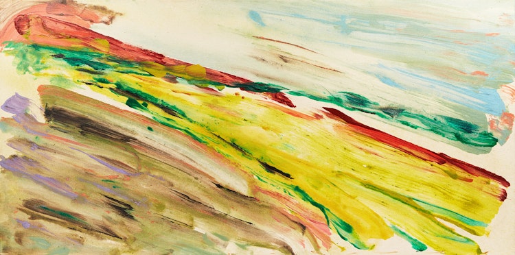 Artwork by Carol Sutton, Green & Gold
