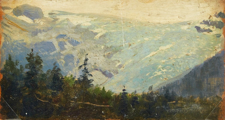 Artwork by Frederic Marlett Bell-Smith,  Mountain Landscape; Mountain Valley