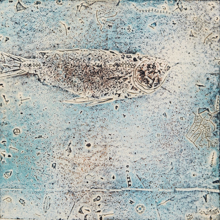 Artwork by Jacques Godefroy de Tonnancour, Fossile #1
