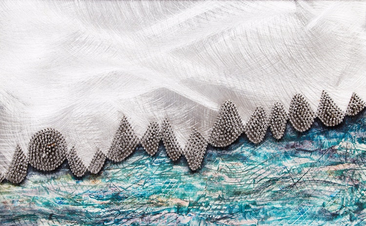 Artwork by David Gerry Partridge, Barrier Reef #1