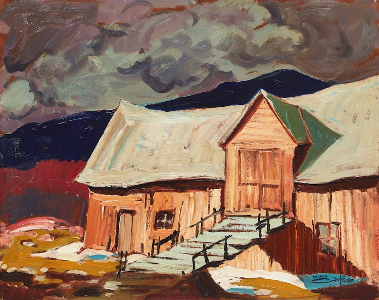 Artwork by Bruno Côté, Rang St. Nicolas