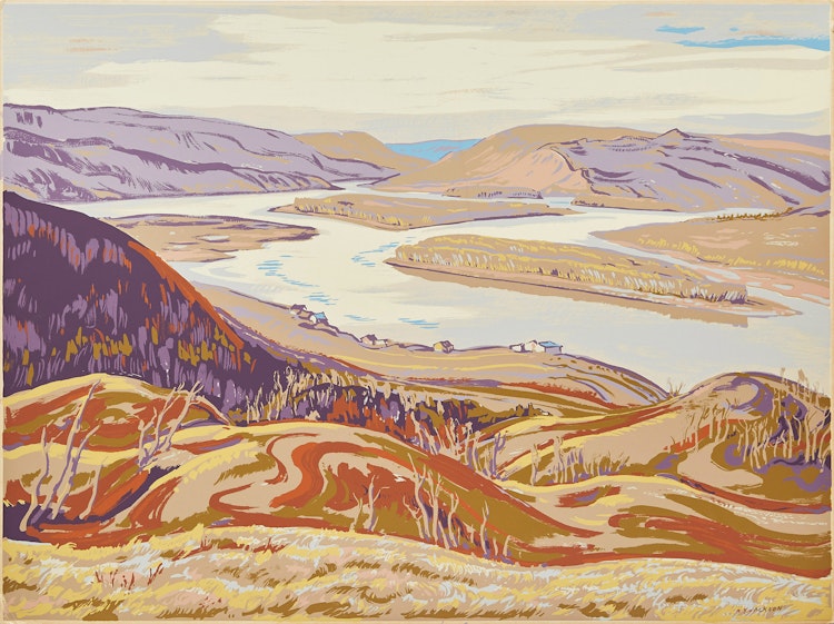 Artwork by Alexander Young Jackson, Meeting of the Rivers