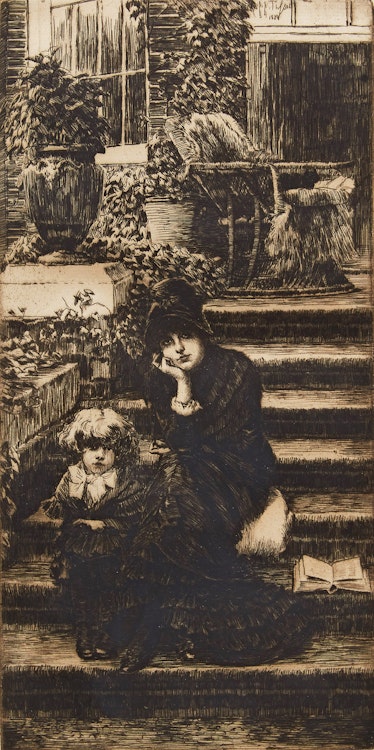 Artwork by James Jacques Joseph Tissot, Reverie